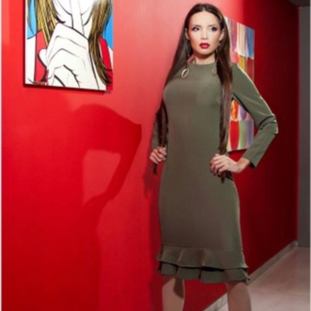 Monirage designer dress with flair